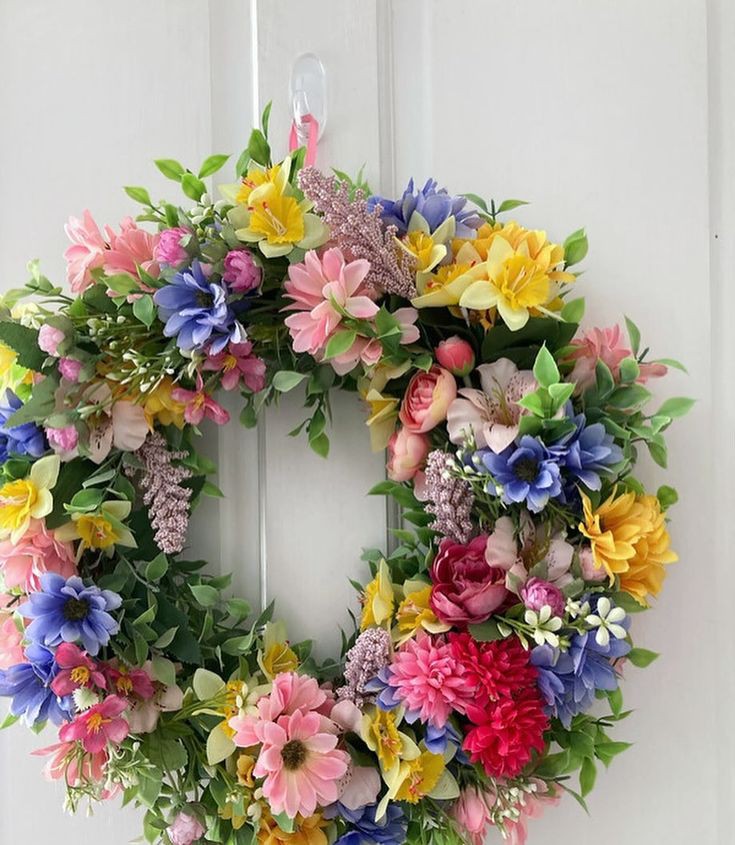 faux-flower-wreaths