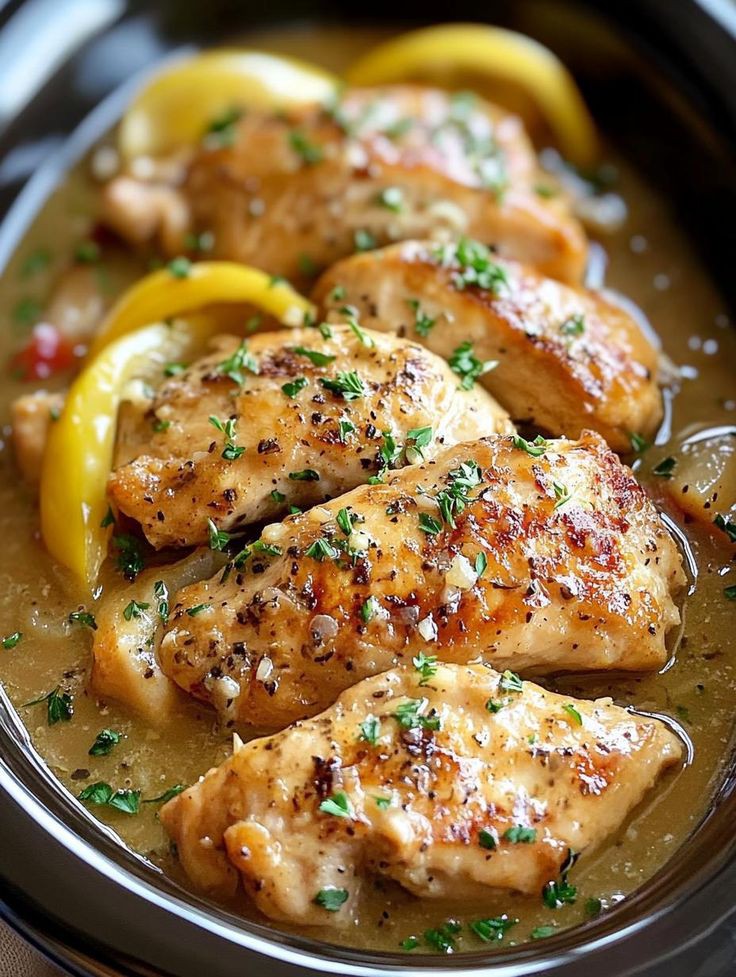 lemon-garlic-chicken-slow-cooker-recipes-perfect-for-meal-prep