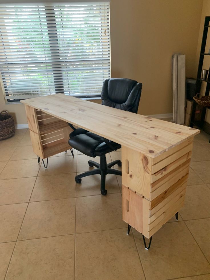 plywood-desk