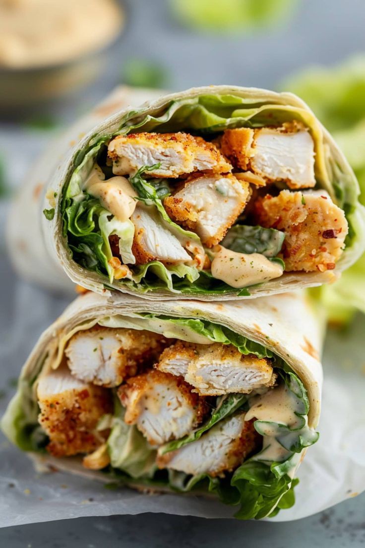 chicken-caesar-wrap