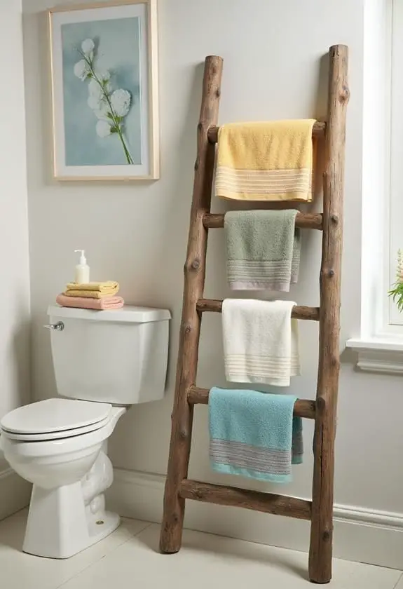 diy-ladder-towel-rack