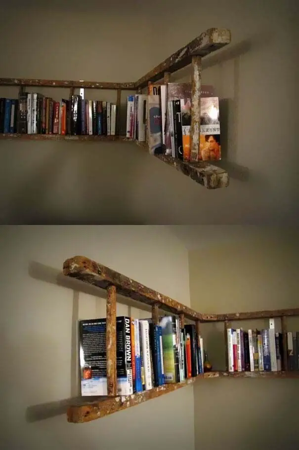 wooden-ladder-bookshelf