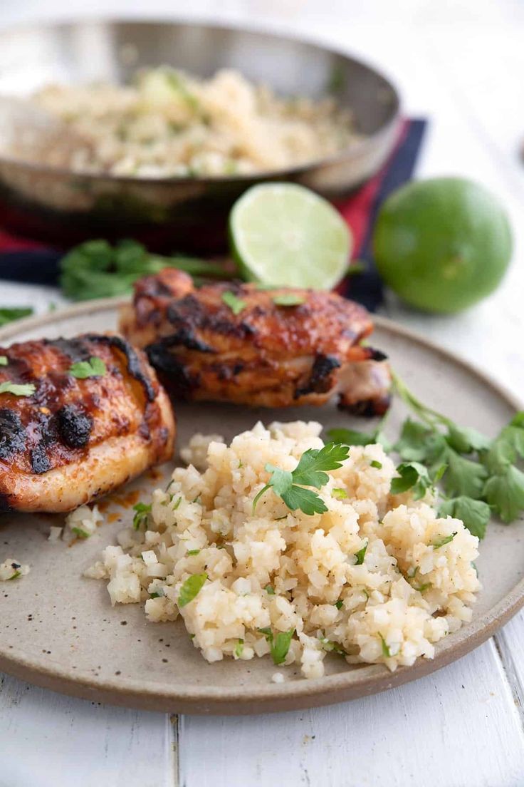 cilantro-lime-with-grilled-chicken-and-cauliflower-rice-low-carb-dinner-that-won't-leave-you-hungry