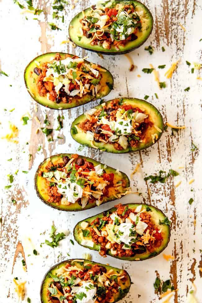 taco-stuffed-avocados-low-carb-dinner-ideas-that-won't-leave-you-hungry