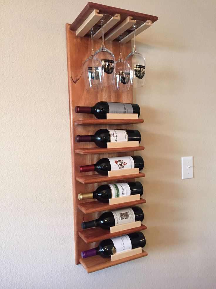 diy-wine-rack-small-kitchen-wall-decor-ideas