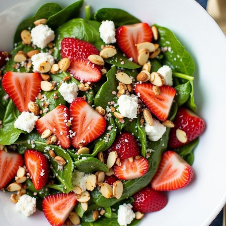 strawberry-spinach-salad-with-balsamic-glaze