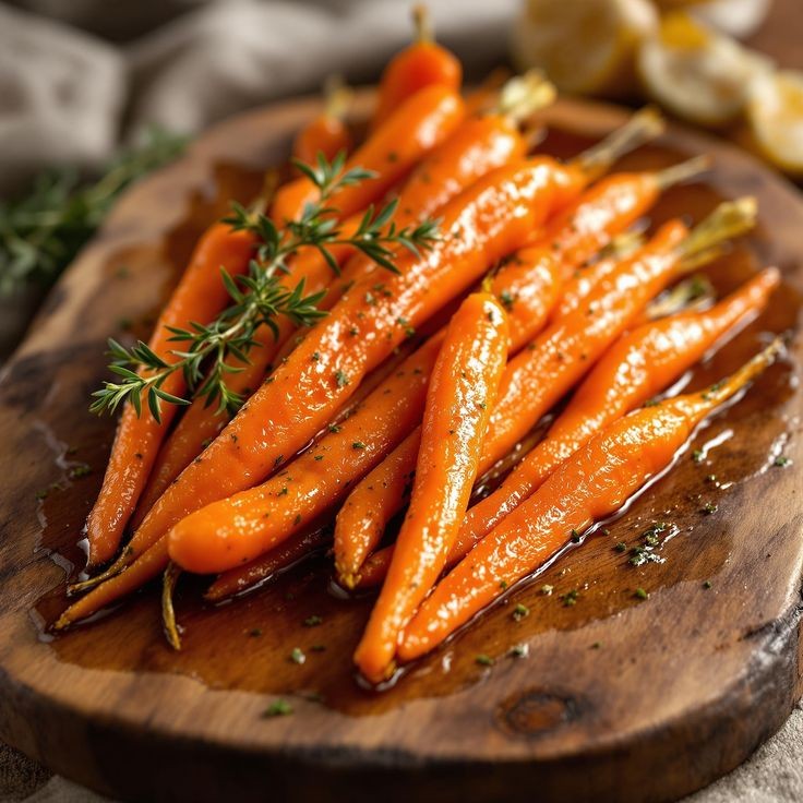 roasted-carrots-with-honey-and-thyme