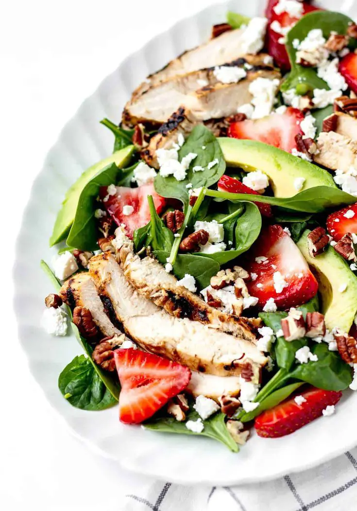 grilled-chicken-and-strawberry-spring-salad-recipes