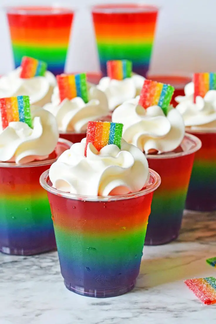 rainbow-jello-cups