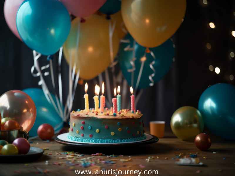 A-birthday-cake-with-ballon-decoration-as-25-Unique-Birthday-Cake-Ideas-To-Wow-Your-Guests