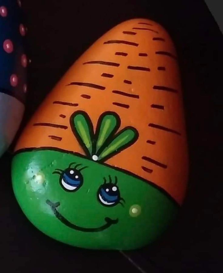 carrot-rock-easter-rock-painting