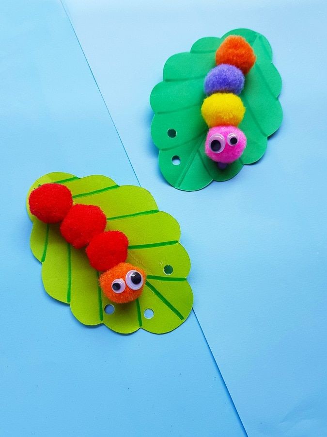 pom-pom-caterpillars-crafts-for-kids