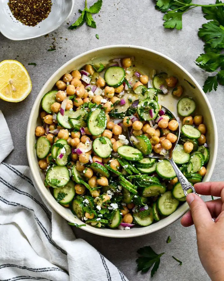 chickpea-and-cucumber-salad