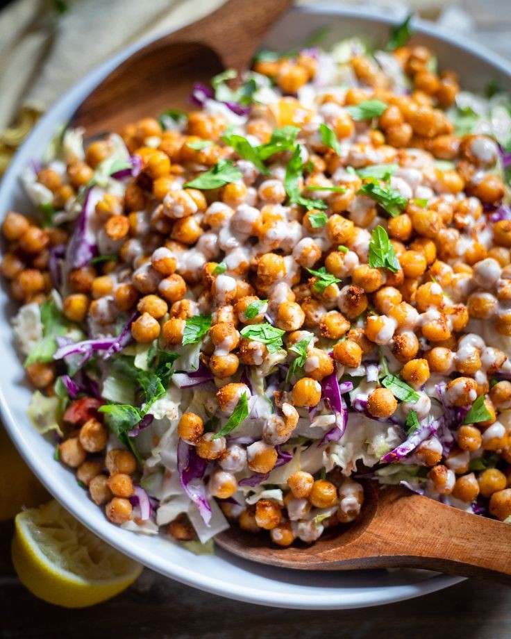 crispy-chickpea-salad-spring-recipes