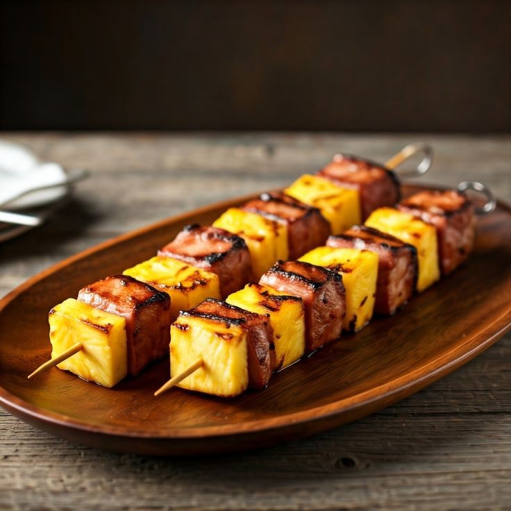 pineapple-and-ham-skewers