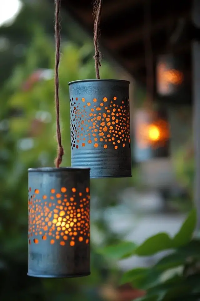 upcycled-tin-can-lanterns-spring-craft-ideas-for-adults