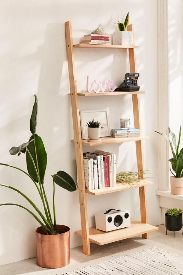 ladder-shelf-diy-organization-ideas