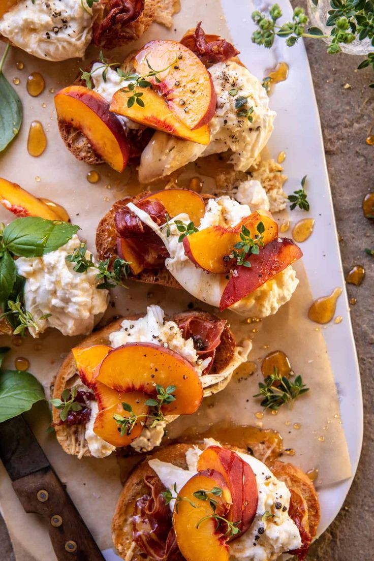 peach-and-burraya-crostini-spring-recipes