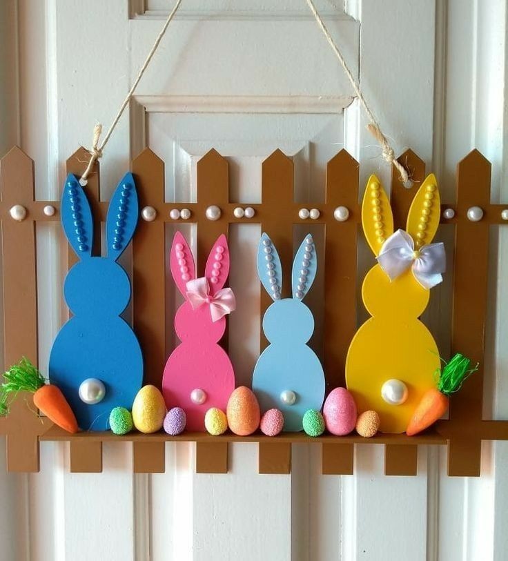 paper-bunny-garland-easter-door-decoration-ideas