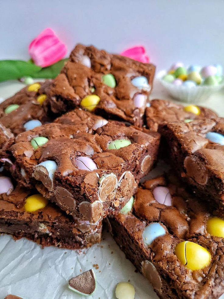 easter-egg-brownies