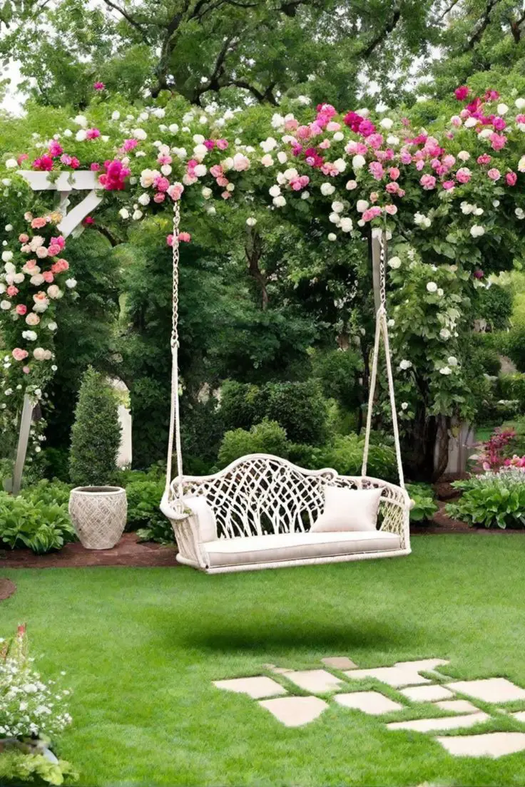 incorporate-a-garden-bench-or-swing