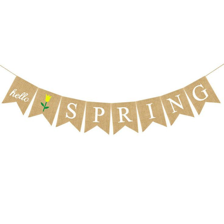 burlap-bunting-spring-mantle-decor-ideas