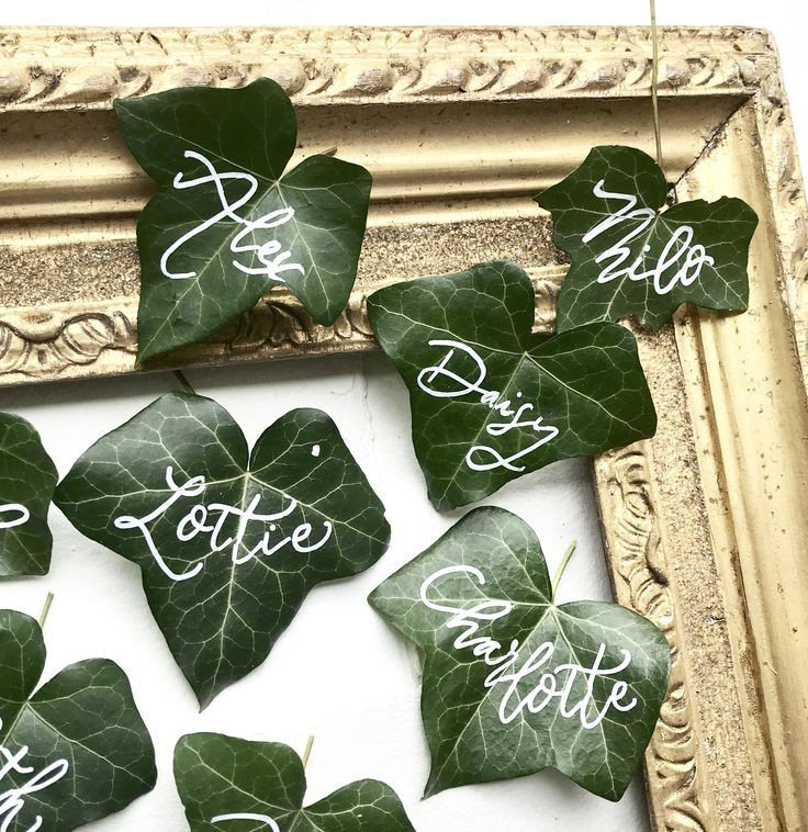 foliage-place-cards