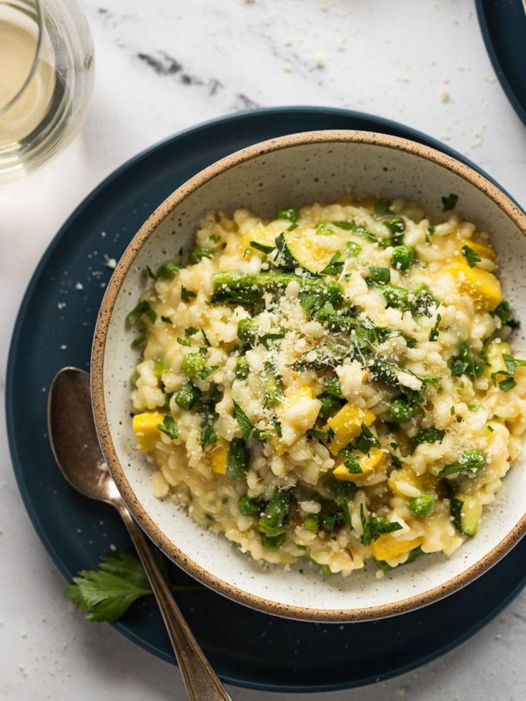 spring-vegetable-risotto-spring-recipes