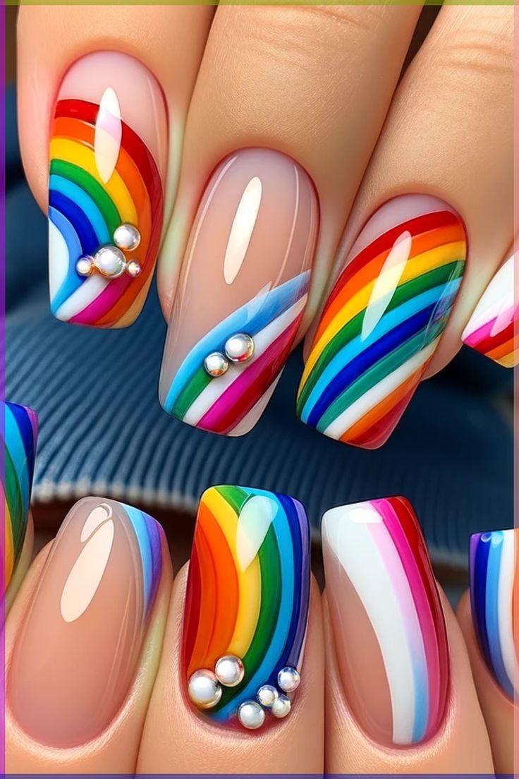 rainbow-nails-spring-nail-art-designs