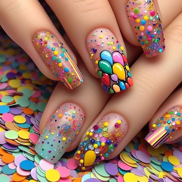 confetti-nails