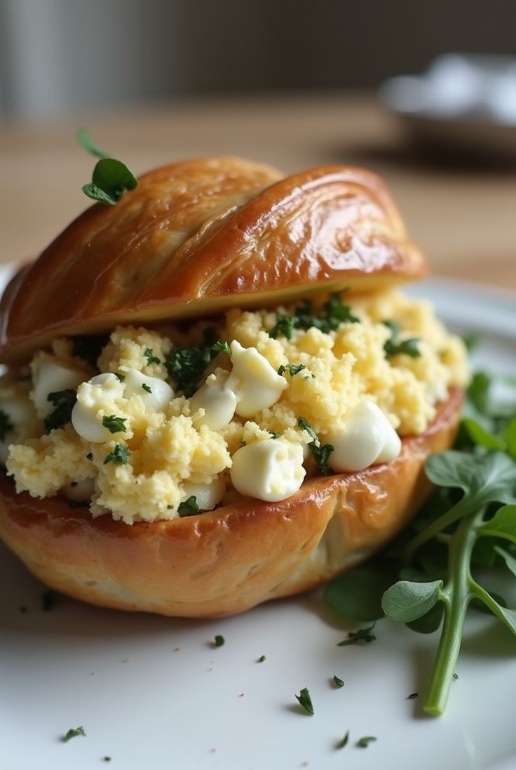 egg-salad-on-croissant