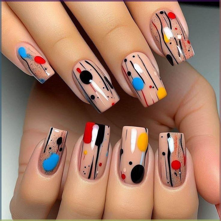 abstract-art-spring-nail-art