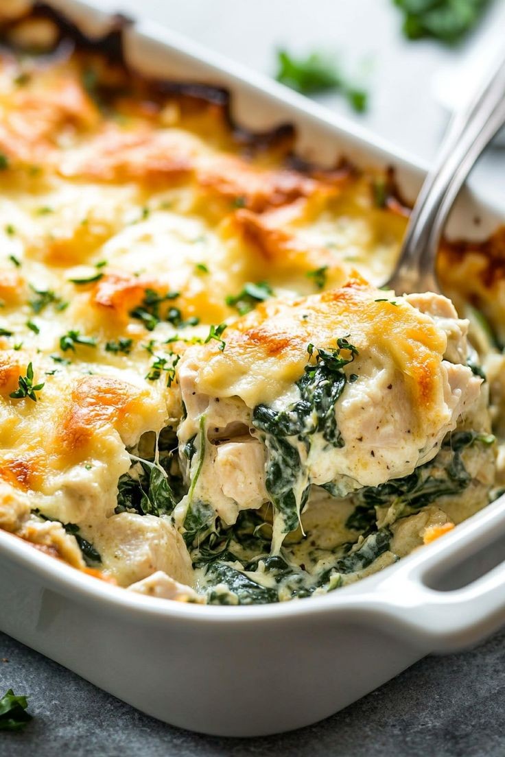 creamed-spinach-casserole-easter-casserole-ideas