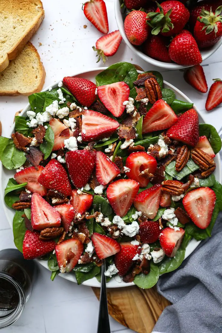 strawberry-spinach-salad