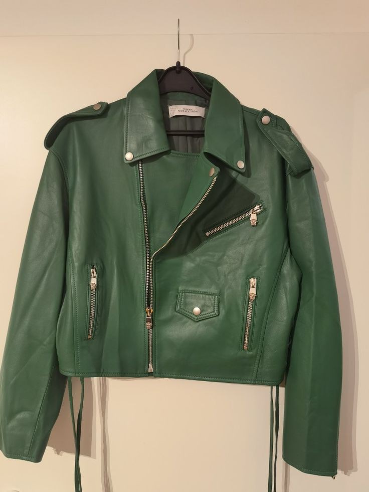 green-leather-jacket-st patrick-day-outfit-for-couples