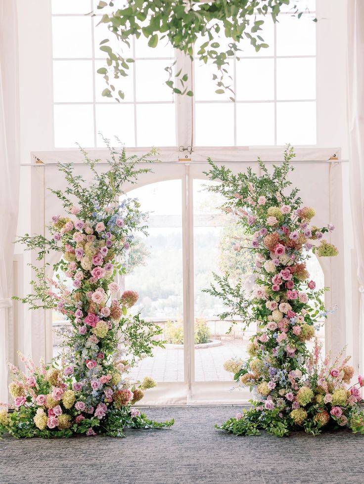 spring-floral-archway-for-the-reception-spring-wedding-ideas