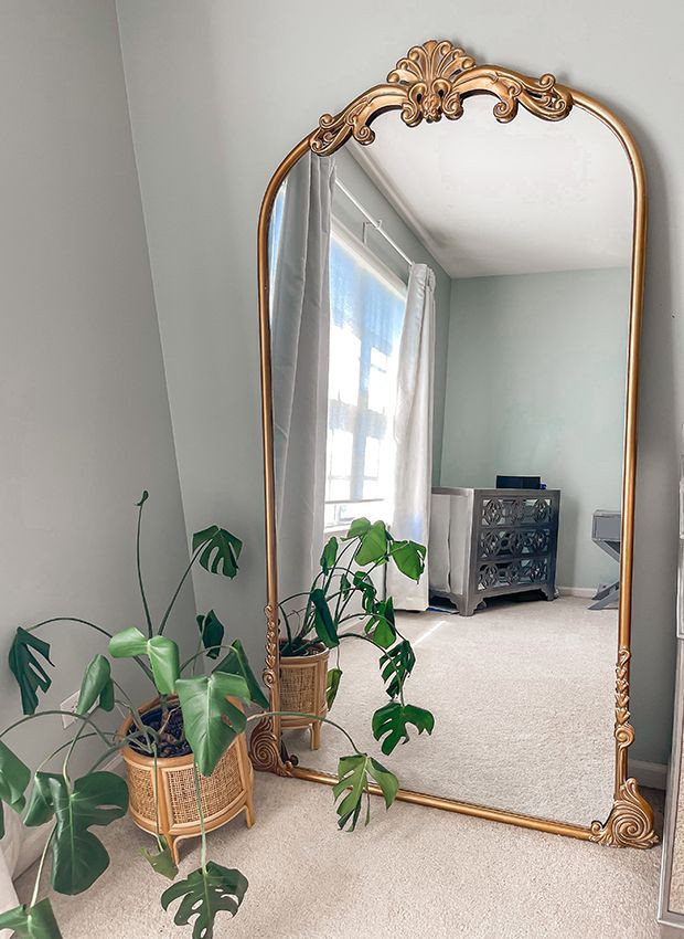 vintage-mirrors-spring-mantle-decor-ideas