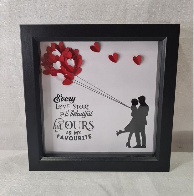 Couples-shadow-box-as-an-anniversary-gift-ideas