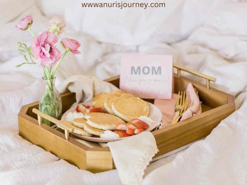 A-breakfast-for-mom-on-bed-as-23-Mothers-Day-Breakfast-in-Bed-Ideas-That-Will-Make-Her-Feel-Like-a-Queen.