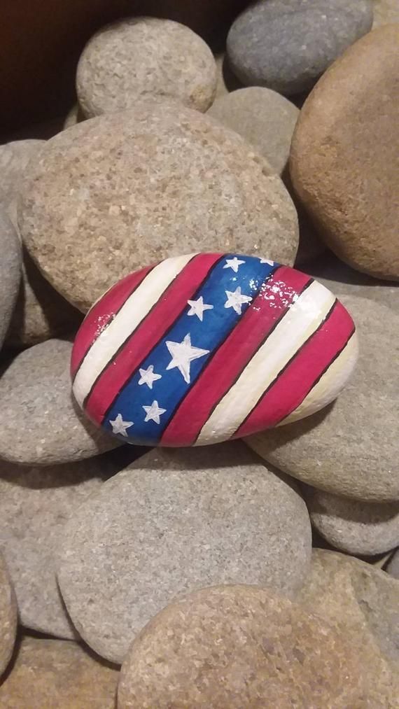 4th-of-July-Painted-Rocks-for-the-Garden-as-29-Fun-and-Easy-4th-of-July-Crafts-for-Kids-and-Adults