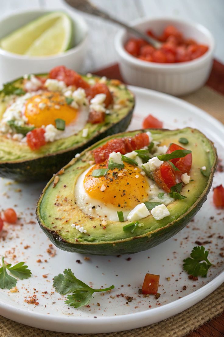 Baked-Eggs-in-Avocado