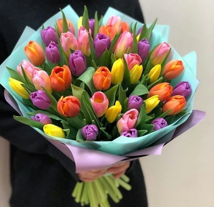 Bold-and-Bright-Mixed-Tulips