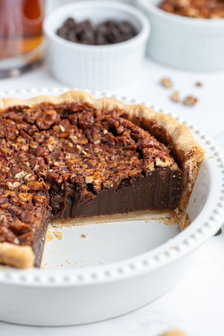 Bourbon-Chocolate-Pecan-Pie-as-39-Delicious-Fathers-Day-Dessert-Ideas-That-Will-Satisfy-His-Sweet-Tooth