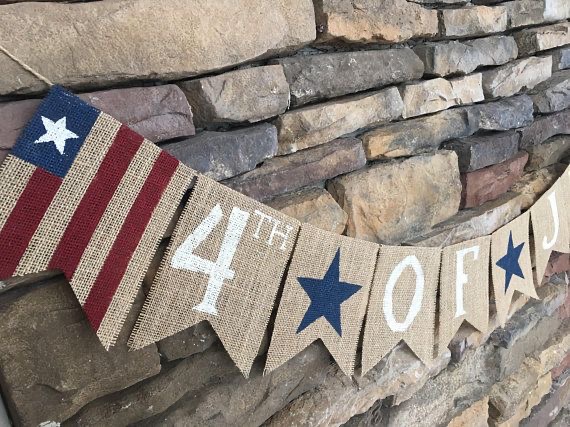 Burlap-4th-of-July-Banner-as-DIY-4th-of-July-Decorations-That-are-Pinterest-worthy