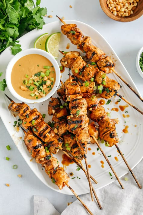 Chicken-Skewers-with-Peanut-Sauce