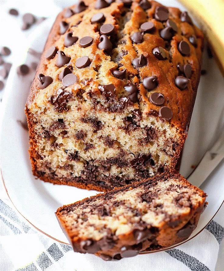 Chocolate-Chip-Banana-Bread-as-31-Gorgeous-Mothers-Day-Brunch-Ideas-That-Will-Impress-Mom