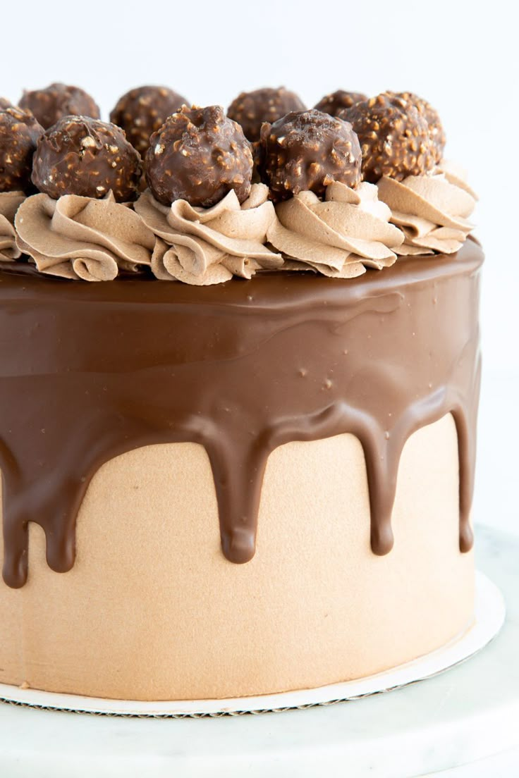 Chocolate-Hazelnut-Cake.-as-21-Cool-Fathers-Day-Cake-Ideas-That-Will-Impress-Dad