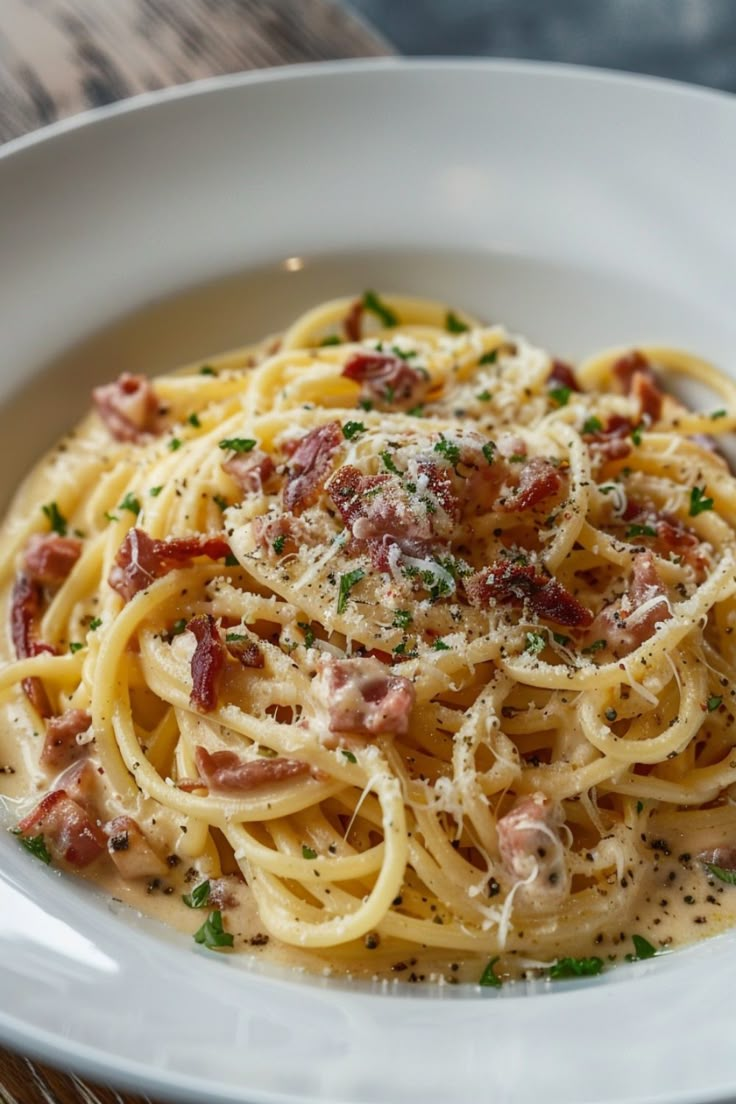 Classic-Spaghetti-Carbonara-Recipe-as-35-Irresistible-Fathers-Day-Dinner-Recipes-Hell-Love.