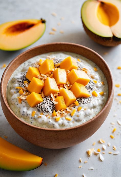 Coconut-Chia-Pudding-with-Mango-as-23-Mothers-Day-Breakfast-in-Bed-Ideas-That-Will-Make-Her-Feel-Like-a-Queen.