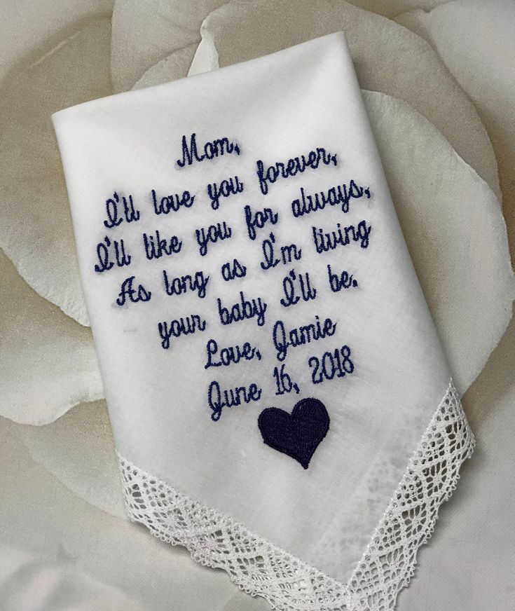 Customized-Embroidered-Handkerchief-as-27-Thoughtful-DIY-Mothers-Day-Gifts-That-Look-Expensive-but-Are-Easy-to-Make.